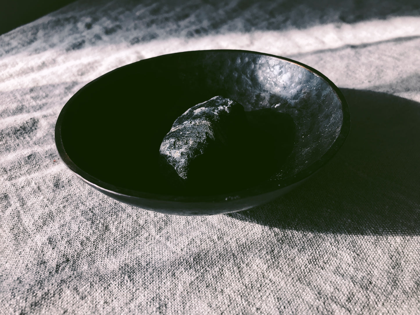 Forged Iron Offering Bowl