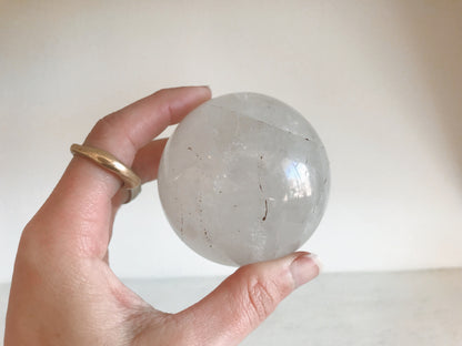 Clear Quartz Sphere #004