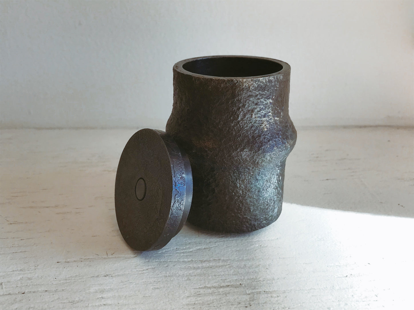 Forged Iron Medicine Jar