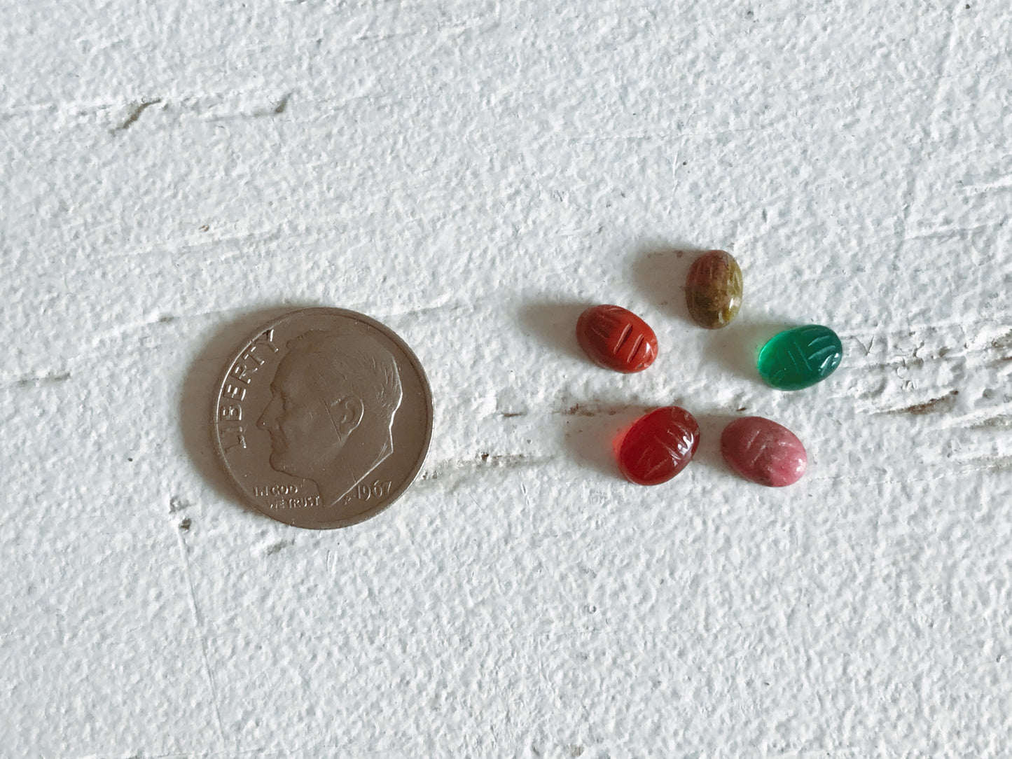 Tiny Gemstone Scarab