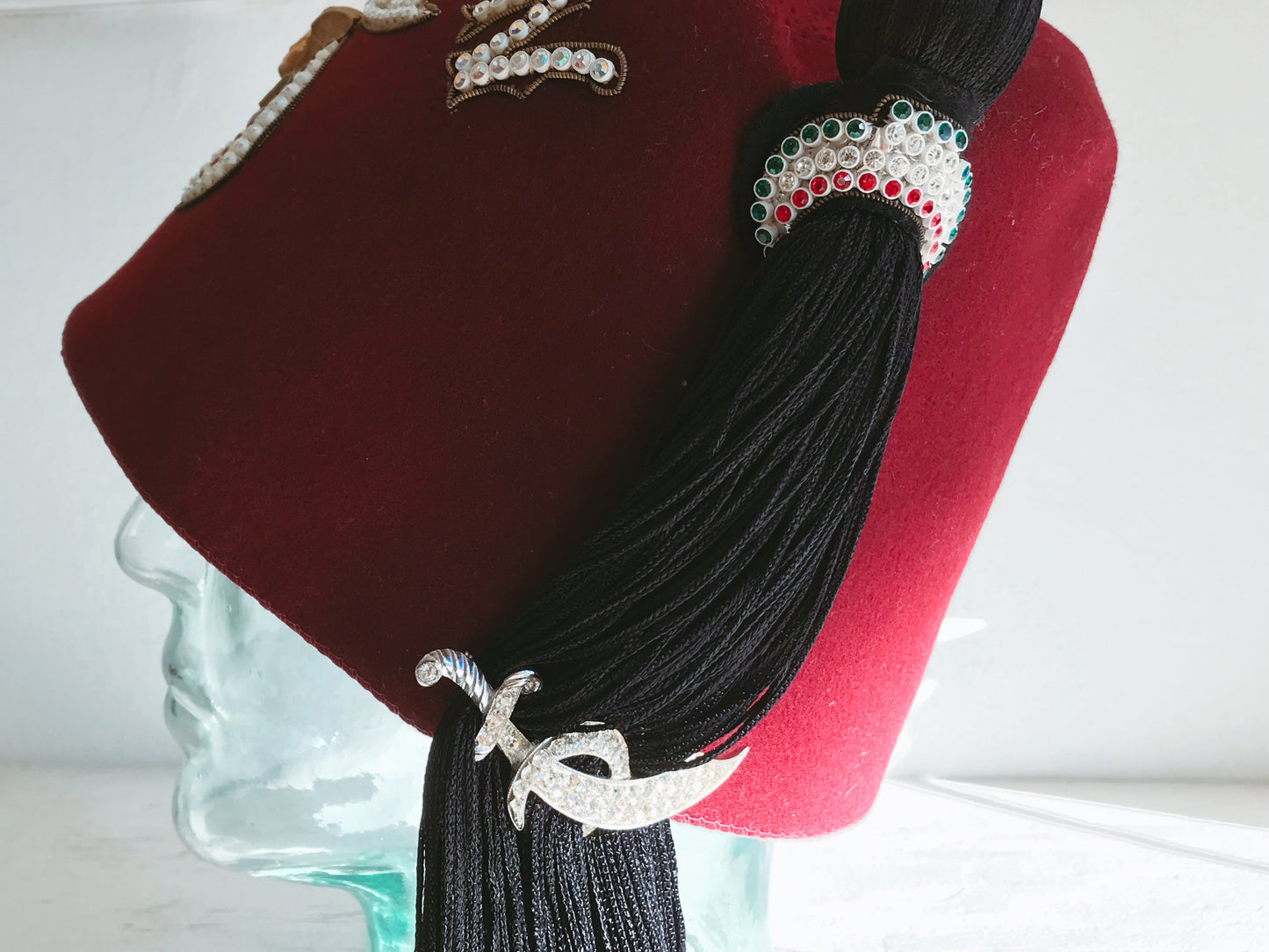 D. Turin & Co Midian Jeweled Shriner Fez