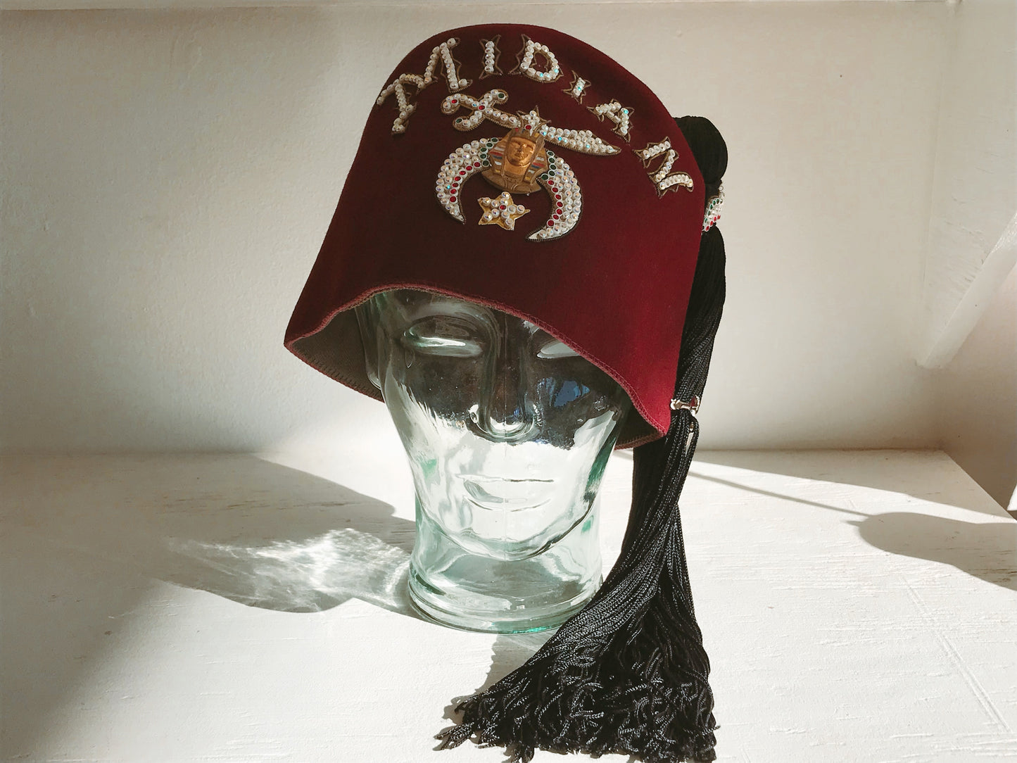 D. Turin & Co Midian Jeweled Shriner Fez