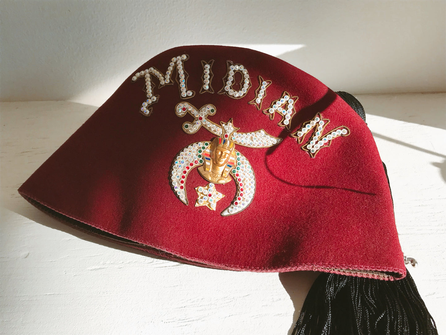 D. Turin & Co Midian Jeweled Shriner Fez