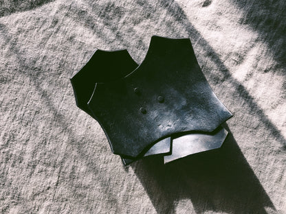 Forged Iron Leaf Offering Bowl