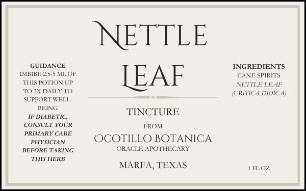 Nettle Leaf Tincture