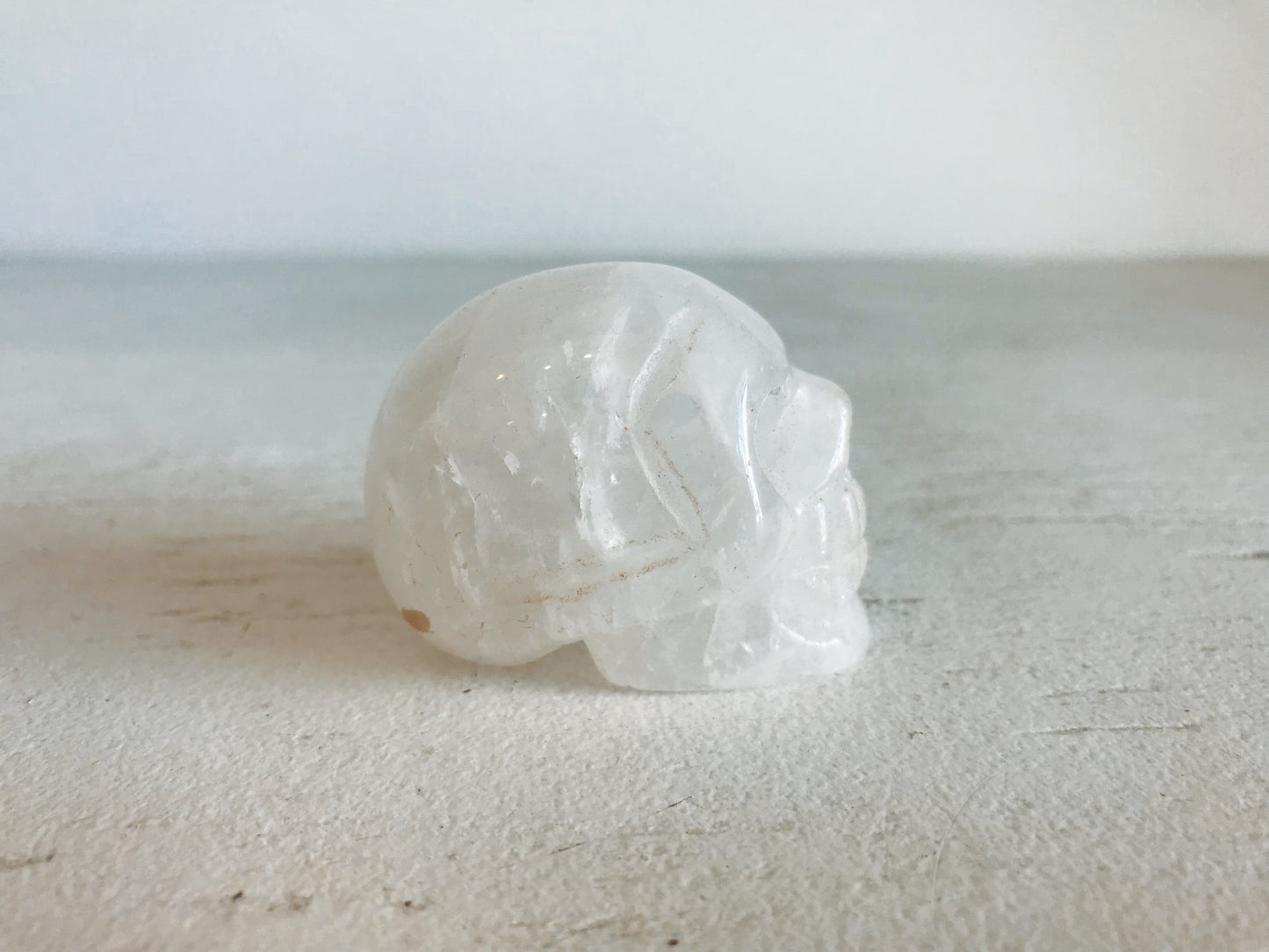 Clear Quartz Crystal Skull