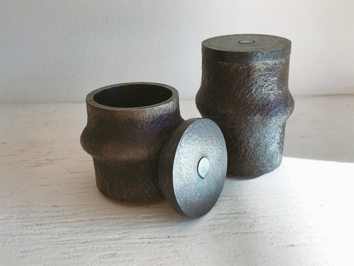 Forged Iron Medicine Jar