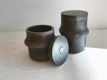 Forged Iron Medicine Jar