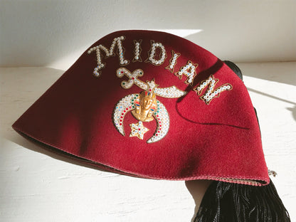 D. Turin & Co Midian Jeweled Shriner Fez
