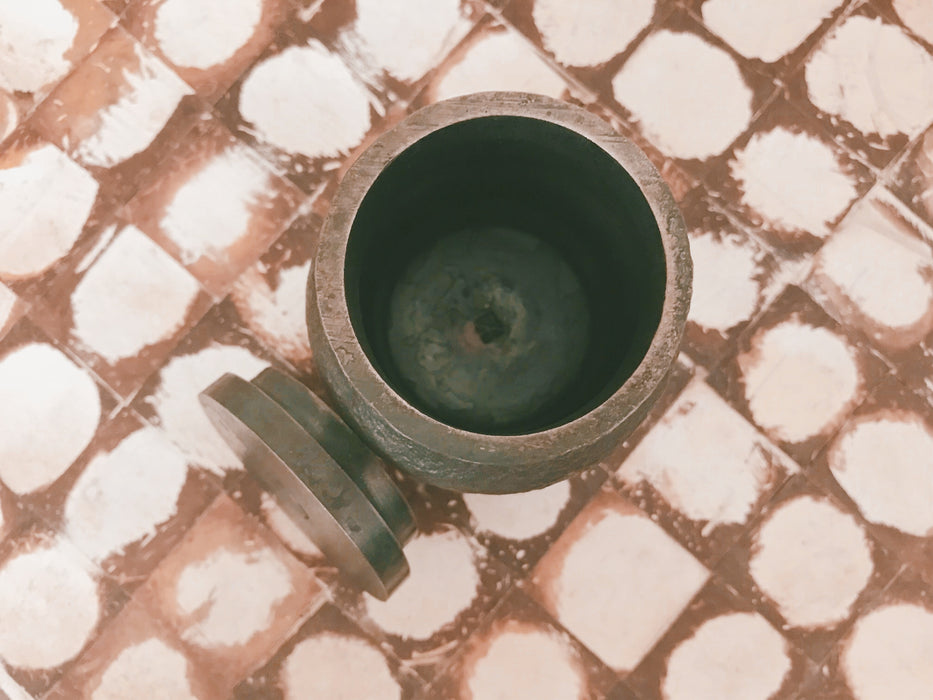 Forged Iron Medicine Jar