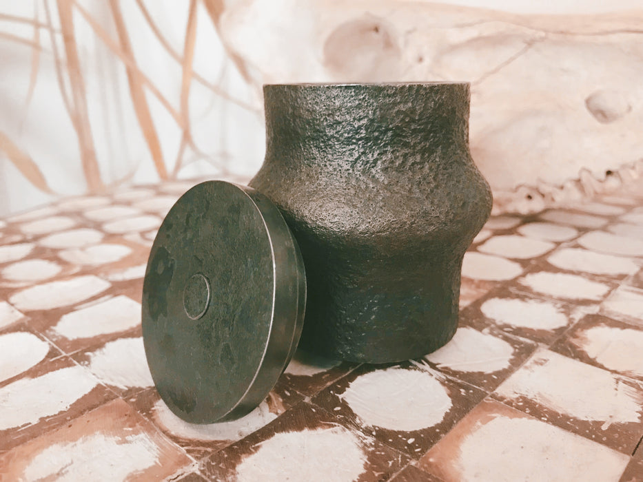 Forged Iron Medicine Jar
