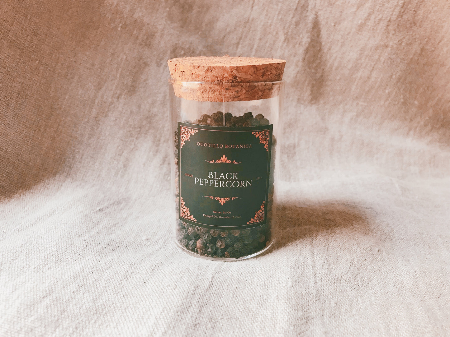 Black Peppercorn Medicine Jar