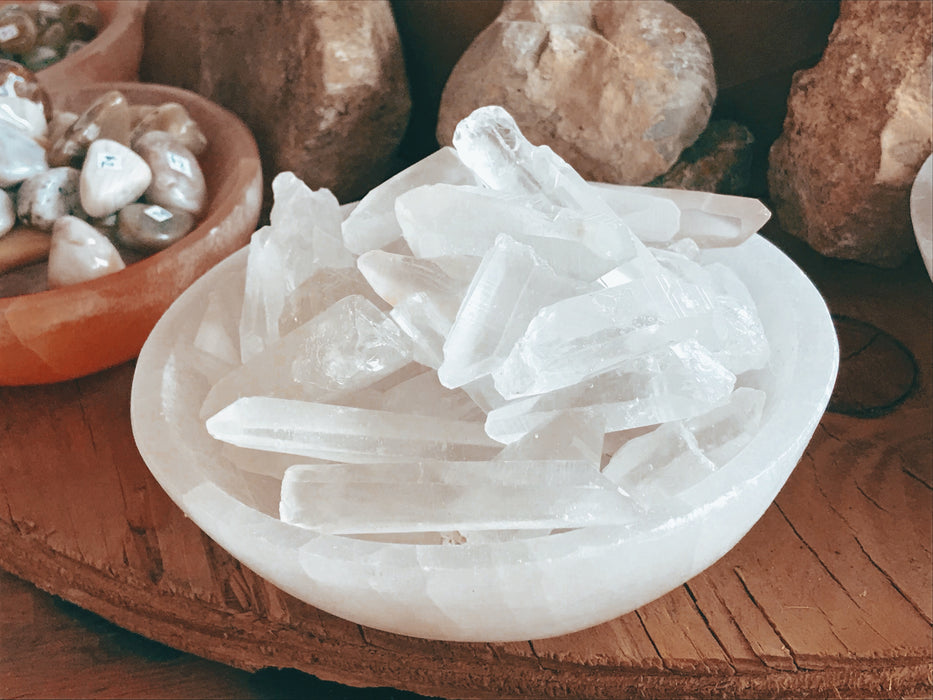 Lemurian Seed Quartz Points