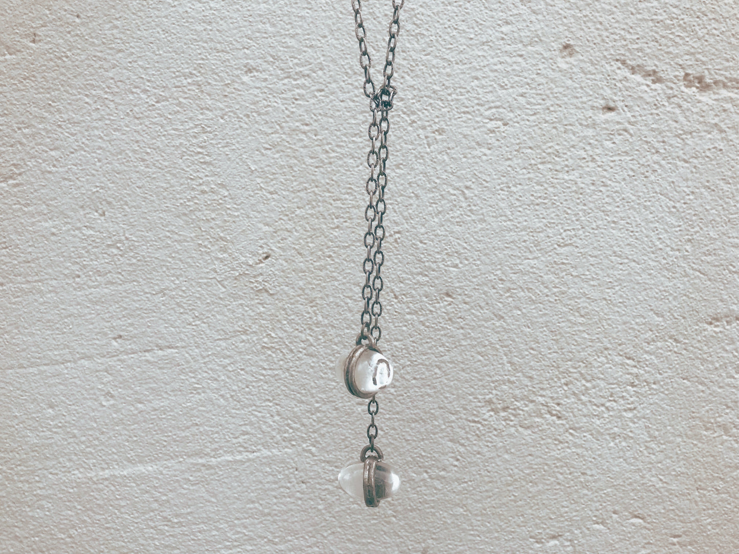 Clear Quartz Lingam Lariat