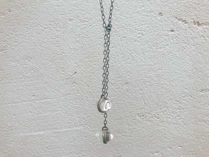 Clear Quartz Lingam Lariat