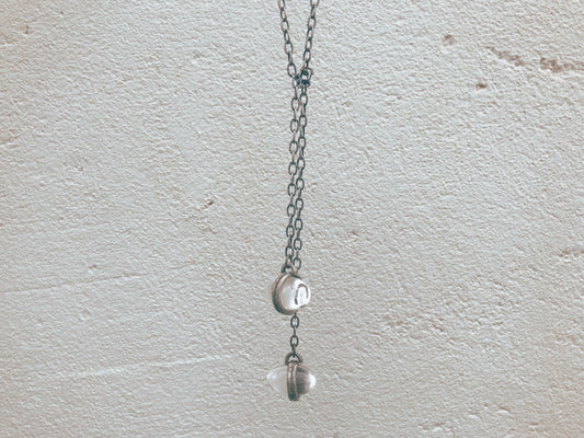 Clear Quartz Lingam Lariat