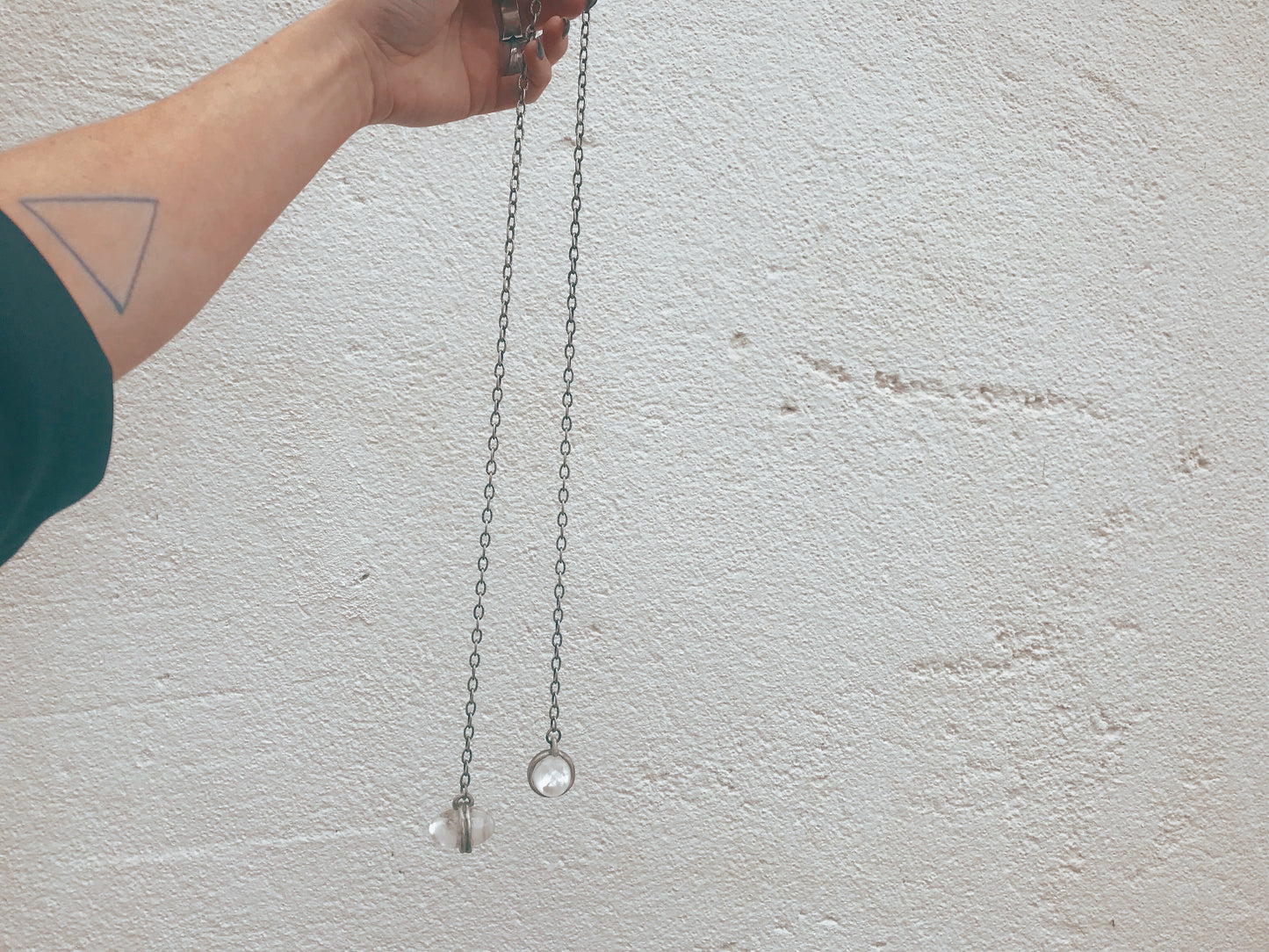 Clear Quartz Lingam Lariat